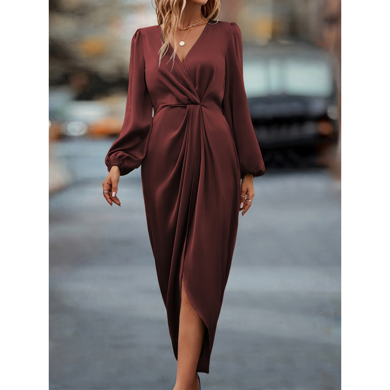 Платье Lai Lai Clothing бордовое, S