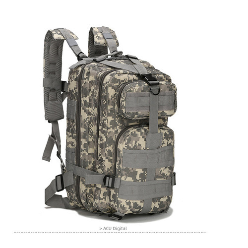Tactical Dual-Shoulder Outdoor Hiking Backpack Military Enthusiast Gear Camping Backpack Outdoor Sports 3P Backpack Pack Horseback Pack Back Pack