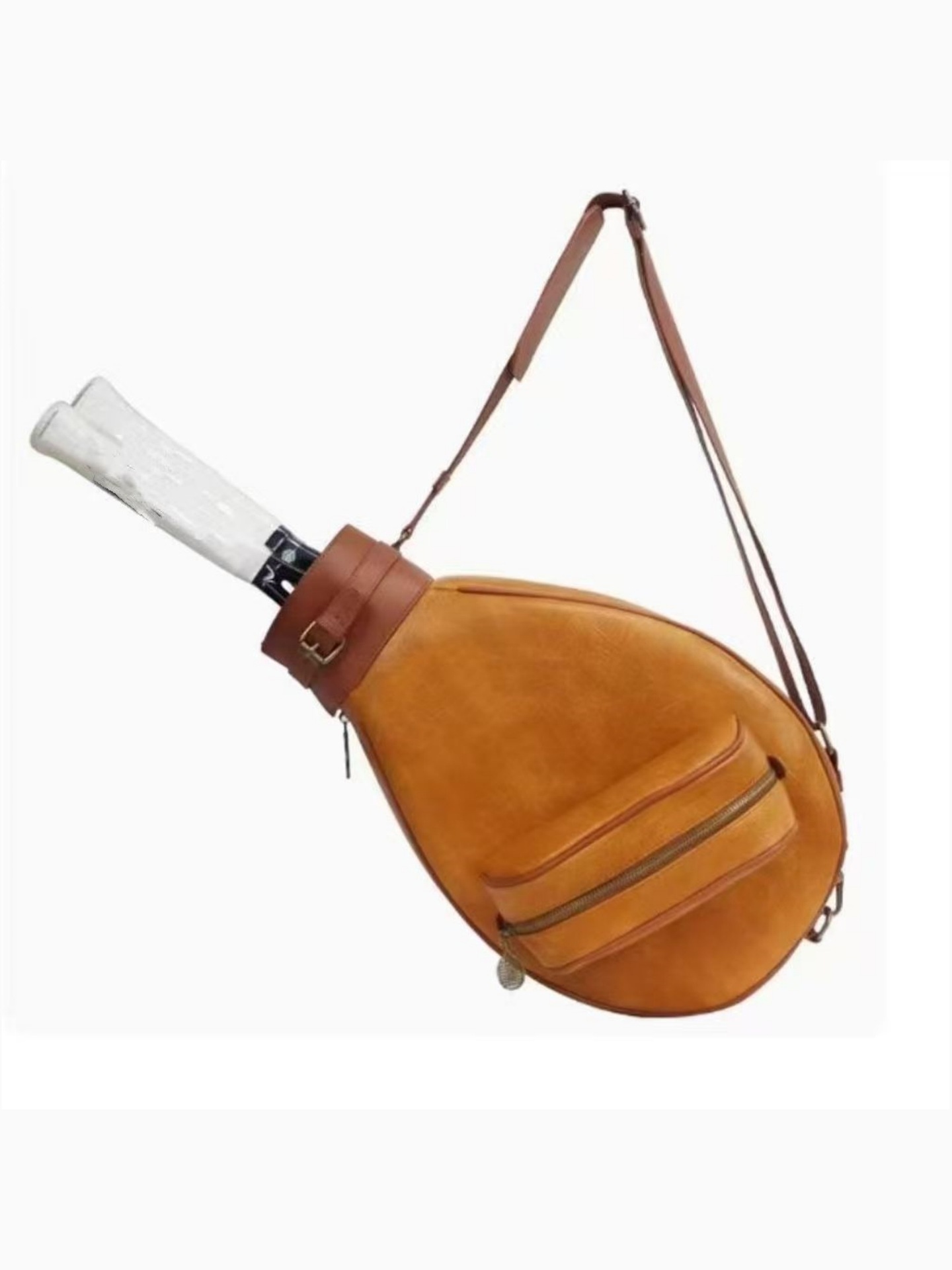 Bolsa de tenis de lujo ligera de alta gama, bolsa de bádminton, mochila para adultos, bolso retro de hombro para hombres, estudiantes, bolso deportivo de mujer