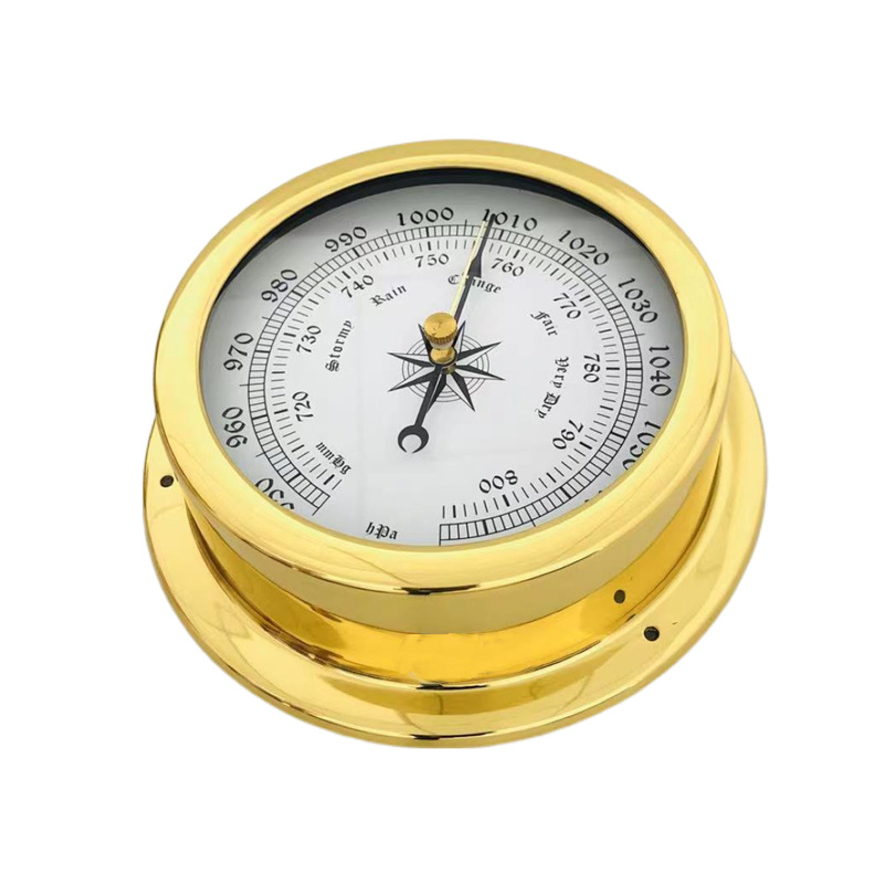 Cross-border 115mm 145mm brass case barometer case weather barometer ship barometer