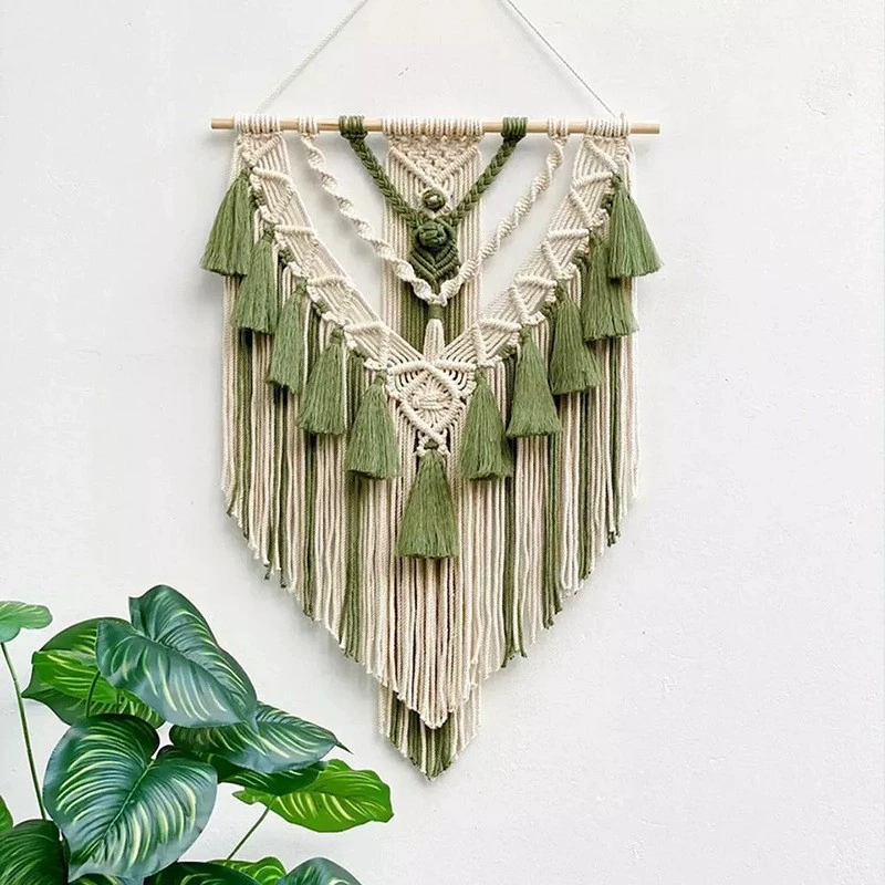 Гобеленовая вышивка для кровати, diy, стиль бохо