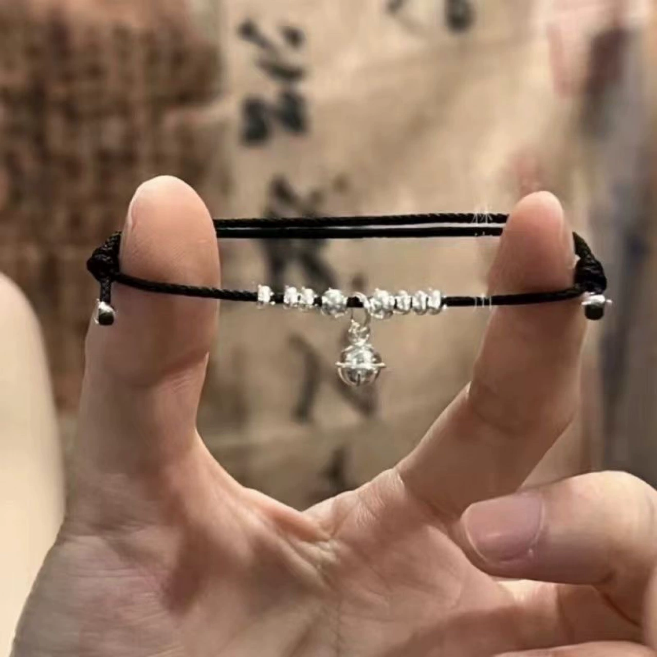Маленький колокольчик, плетёный красный шнурок bracelet для любимого, украшение