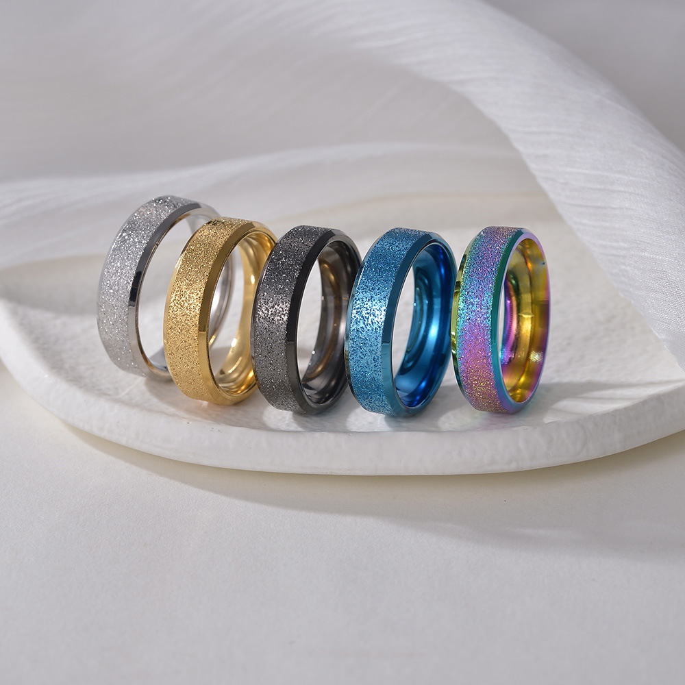 Gold Plated Plating Material Rings Classification PVD Coated Gold Plated Geometric 201 Stainless Steel Fashion Rings