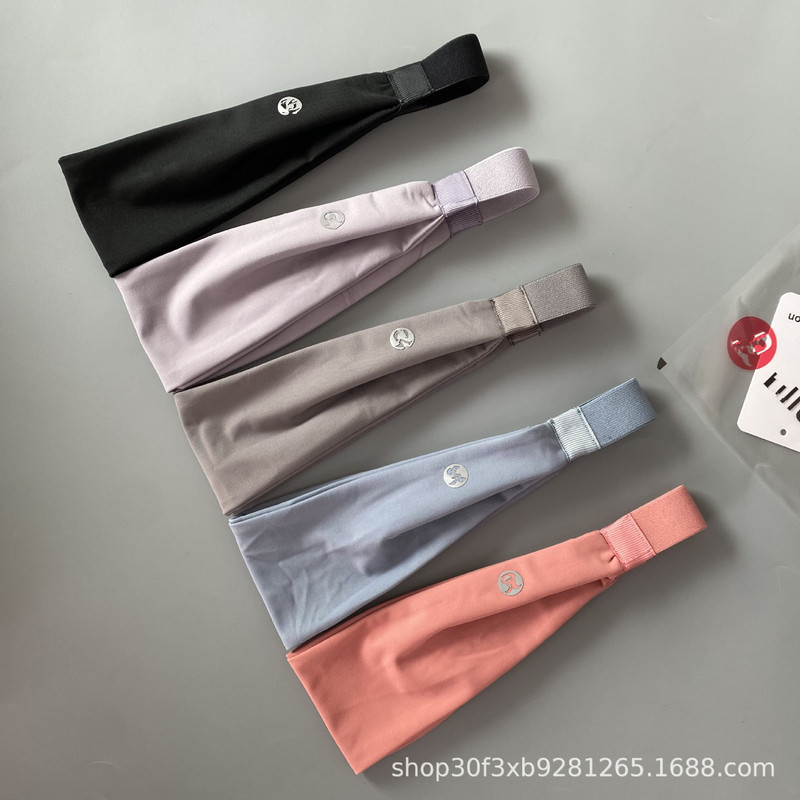 Cross-border Lujia wide headband, best-selling high-elasticity sports headband, sports headscarf for men and women, yoga and fitness headband Cross-border Lujia wide headband, best-selling high-elasticity sports headband, sports headscarf for men and women, yoga and fitness headband