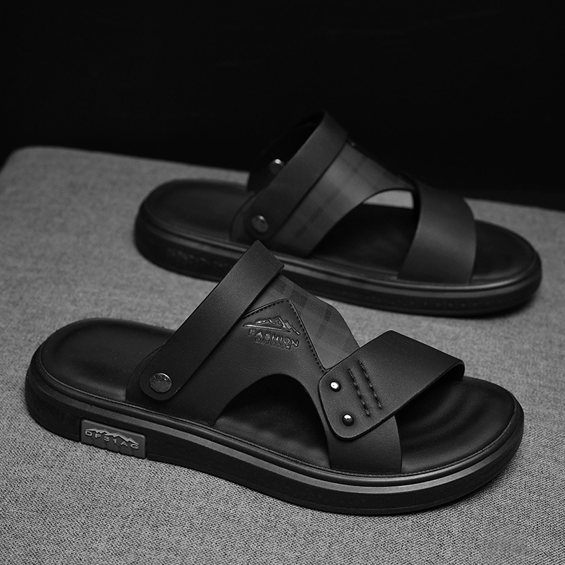 Sandalias para hombre verano nuevo estilo transpirable conducción exterior deportes ocio zapatos de playa antideslizantes resistentes al desgaste zapatillas ligeras y cómodas