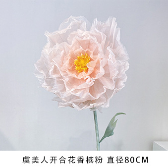 전기 개폐 샴페인 파우더 대형 80CM 프리 폴 베이스