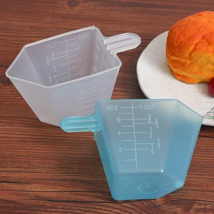 Plastic cup with scale 250ml measuring spoon pp washing powder spoon 125g large measuring cup milk powder milk tea measurement