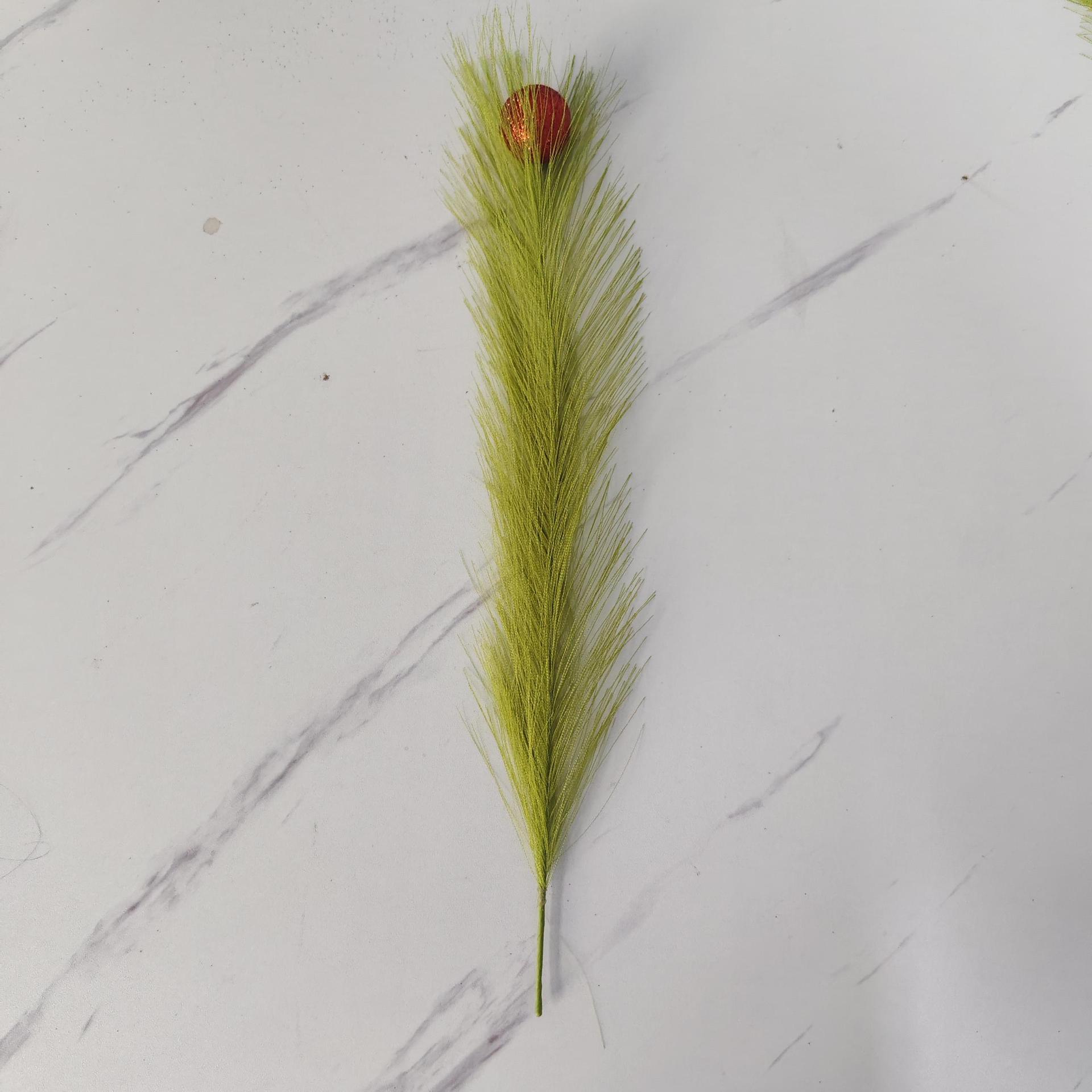 Ventas transfronterizas de caña frutas rojas Pampas hierba árbol de Navidad bolas de hadas decoración para el hogar colgar accesorios adornos