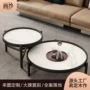 新款圆形实木客厅茶几