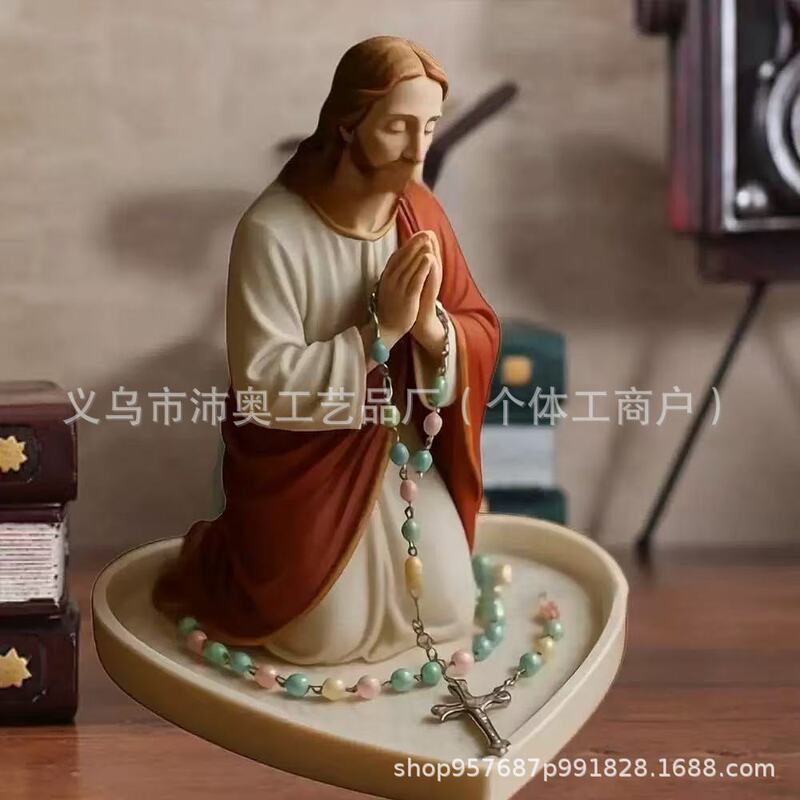 跨境热销Virgin Mary Rosary Holder玫瑰念珠架|undefined
