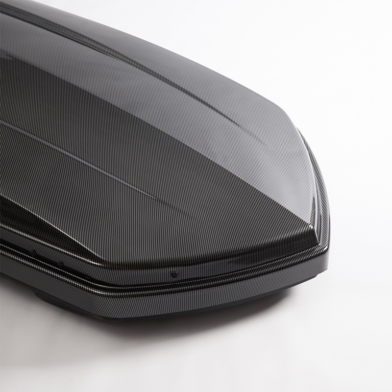 Roof rack — Universal Roof Box - carbon-fiber-pattern-upgraded-680l-roof-box-single-box