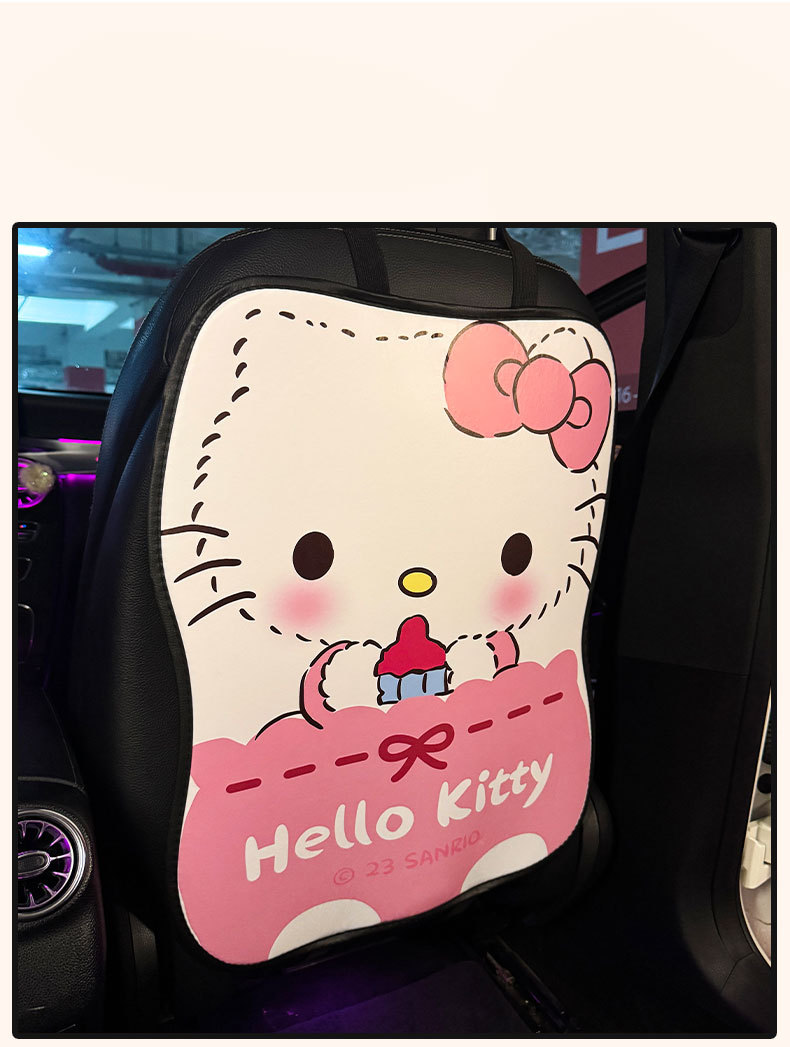Kt Kitten Series Car Anti-Kick Pad Universal Rear Seat Backrest Anti-Dirt Protective Pad Car Rear Seat Protection Pad