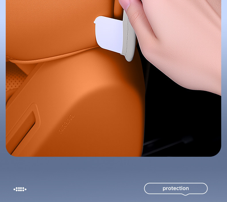 Suitable for WEY V8X seat anti-kick pads, rear seat backrest protection, car interior modification accessories and supplies