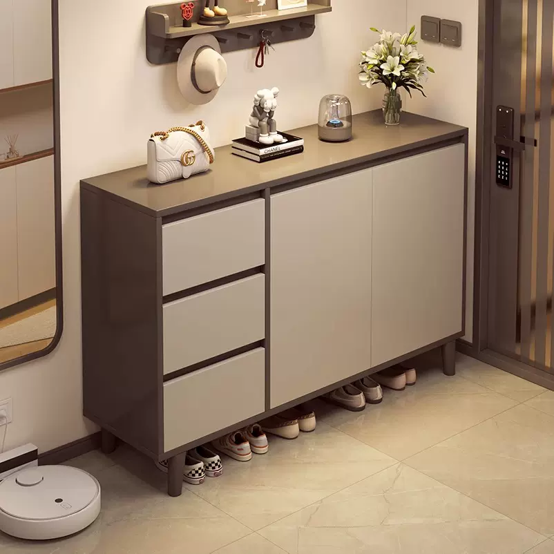 鞋柜家用门口轻奢大容量玄关柜2025新款爆款室内靠墙鞋架收纳柜