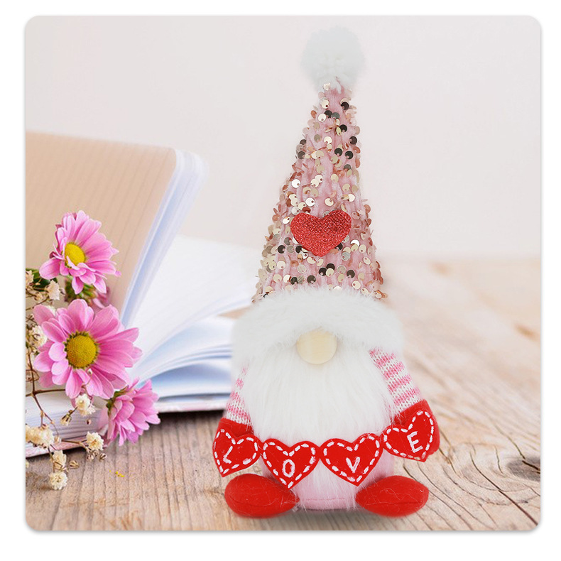 Valentine's Day Cute Cartoon Cloth Party Ornaments display picture 6