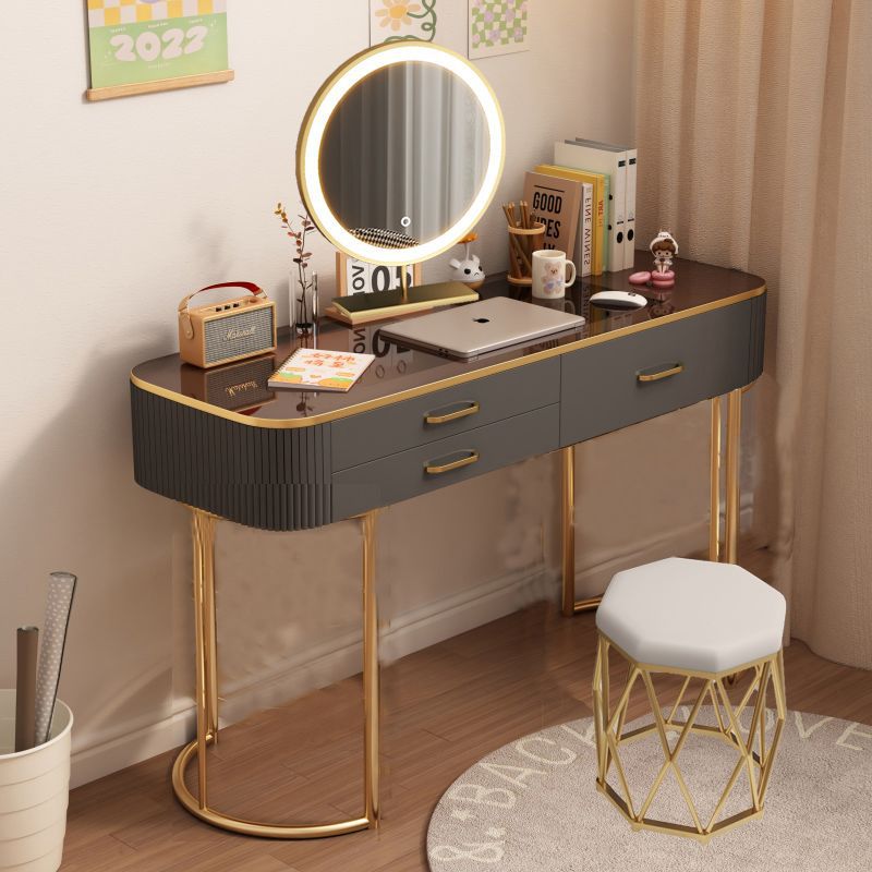 120 강화유리 조리대 + 거울 + 팔각형 의자