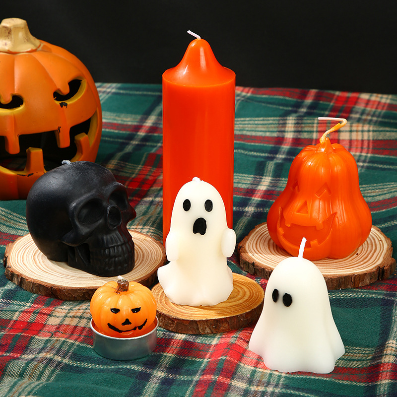 ハロウィーン幽霊アロマキャンドル雰囲気感お土産祝日プレゼント置物無煙アロマオーナメントins|undefined