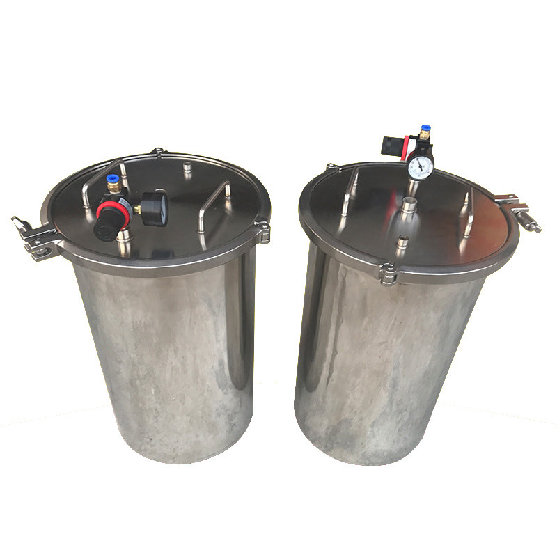 不锈钢电动气动搅拌压力桶加热压力桶恒温搅拌压力桶304压力桶5L