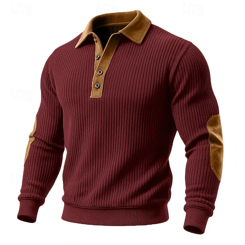 New Autumn And Winter Cross-border Best-selling Men's Outdoor Jacket, Corduroy Casual Turn-down Collar_voghion.com