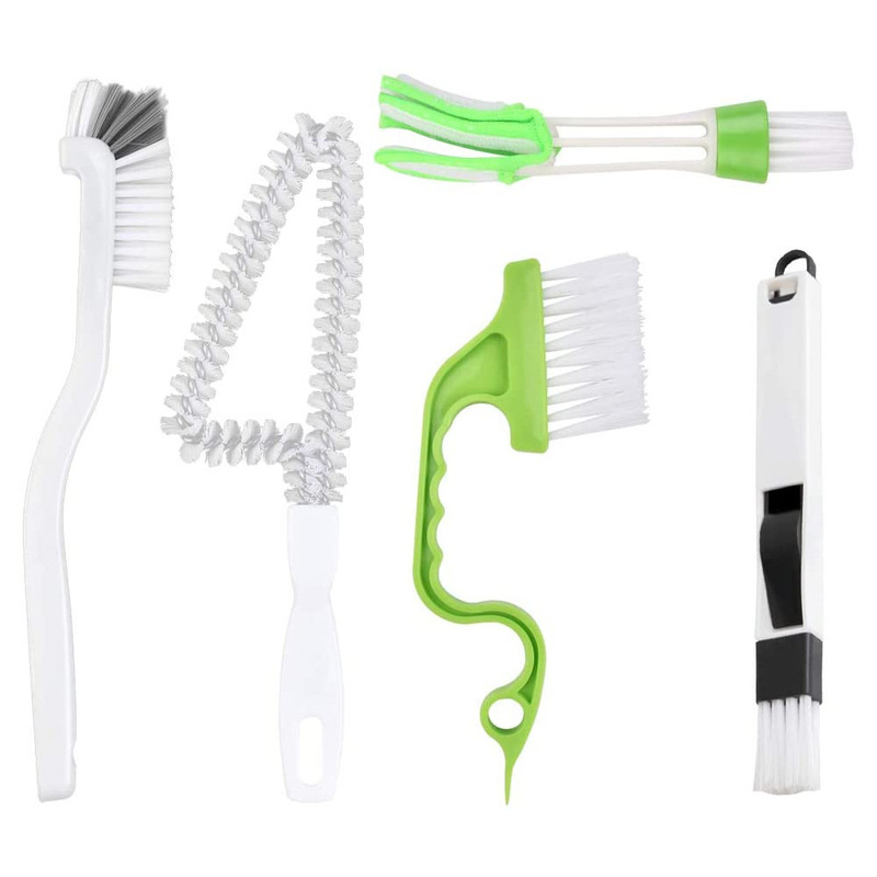 Cross-border hot sale 5-piece set seam brush track cleaning brush tile joint frosted brush grouting brush tile cleaning brush