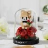 Large Edition-Sending Flower Bear 787PCS+Dust Hand