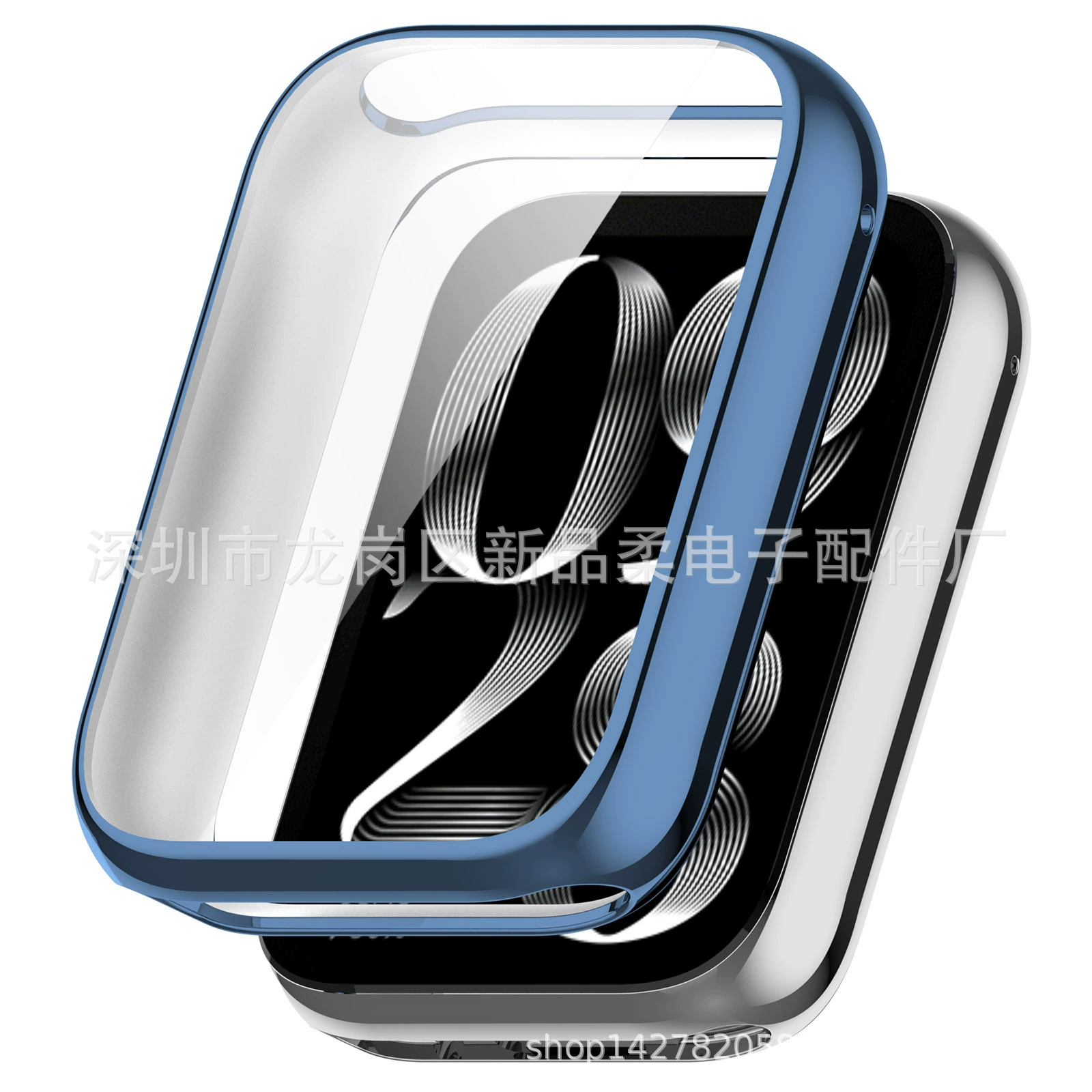 Подходит для Electroplated защитный чехол для Xiaomi Band 8 Pro Mi Band 8 Pro полный TPU защитный чехол заводской готовый запас