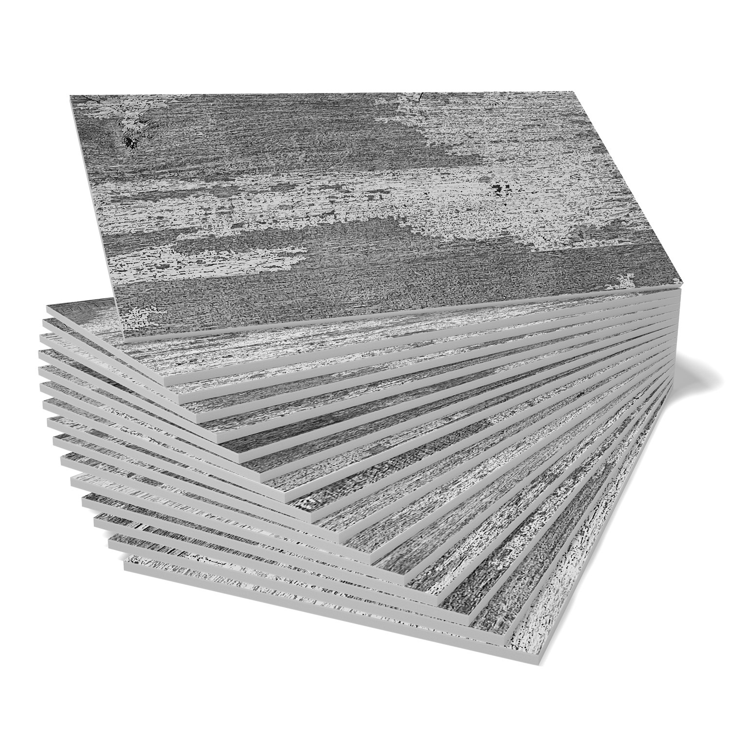 16-piece estilo industrial esmerilado espuma PE etiqueta de la pared autoadhesiva impermeable a prueba de humedad cocina baño extraíble decoración de la pared