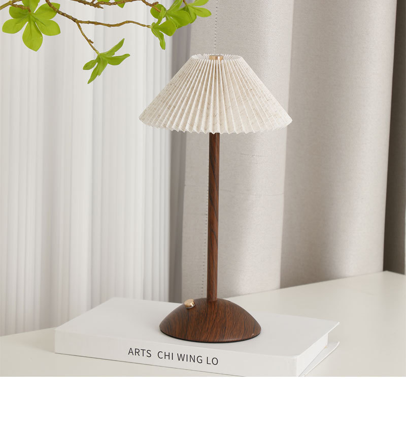 Bedside lamp in the bedroom