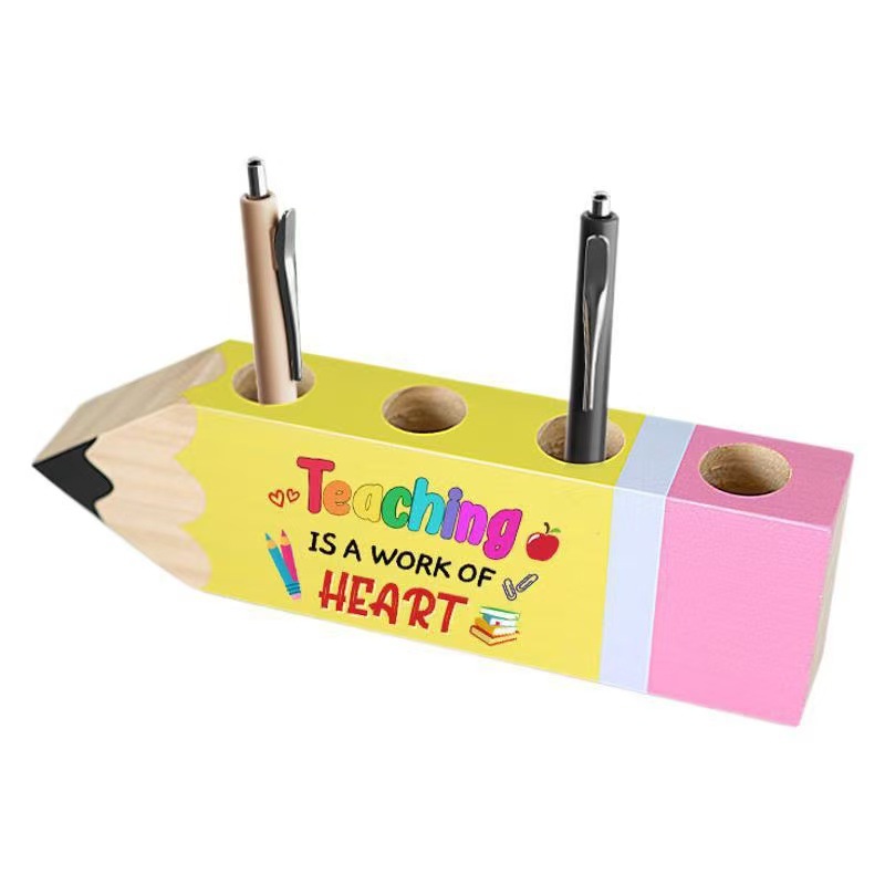 Table wooden stationery for students, teeth storage box