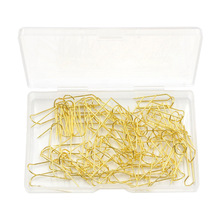 厂家批发23MM金色U型针家用缝纫工具拼布定位针家庭装饰卡针扣针