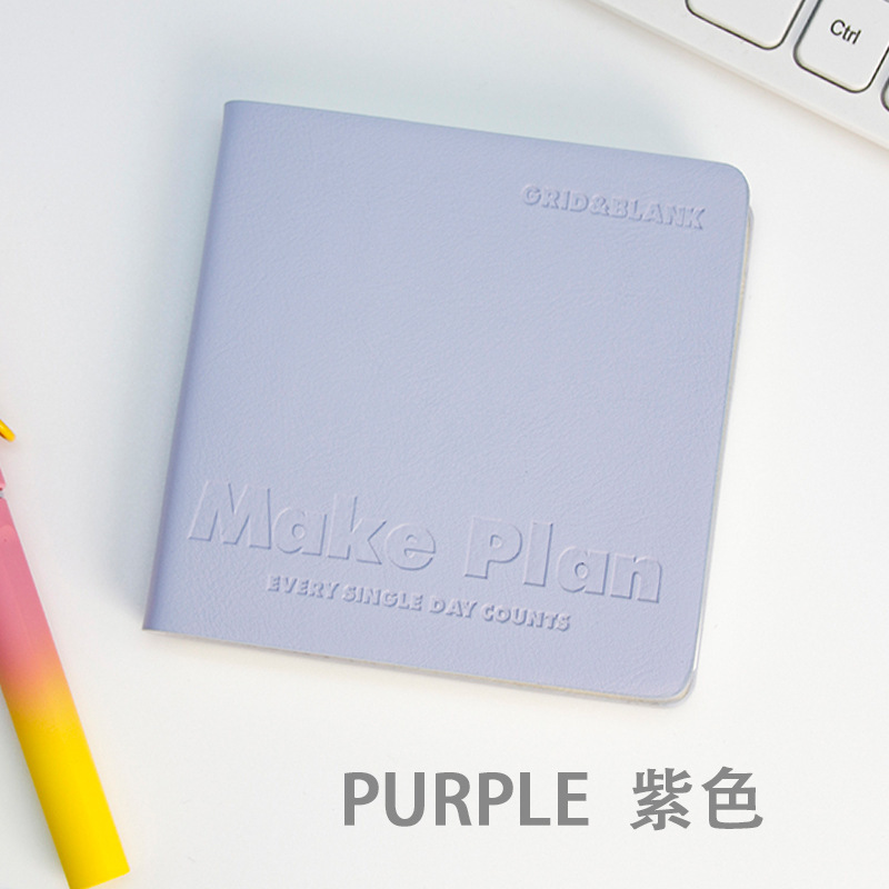 国境を越えたAmazonベストセラーのスクエアソフトレザーラインノート、小さなノート、ポケットポータブルノート、PUレザーノート|undefined