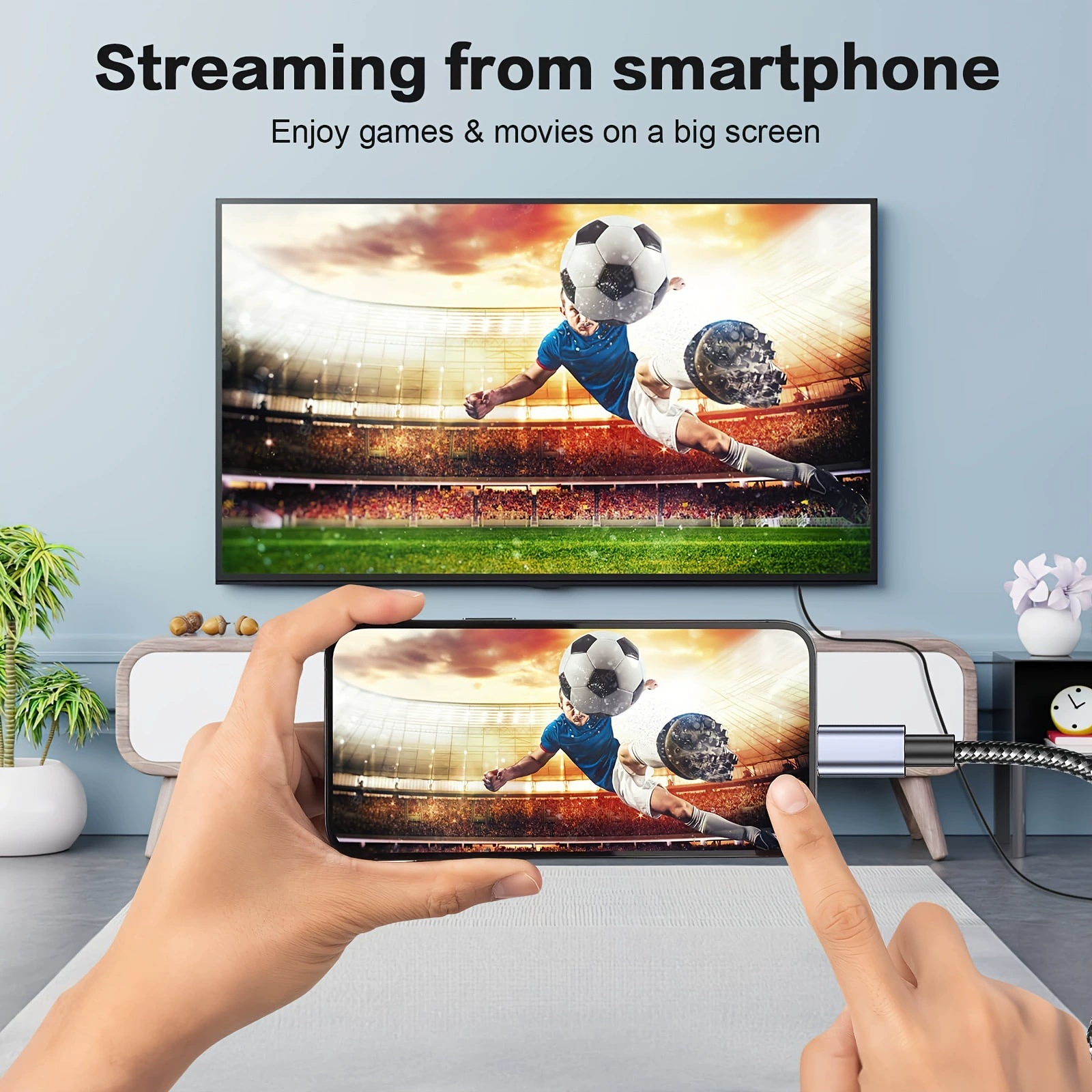Кабель-переходник Type-C к HDTV 4K высококачественный кабель для ноутбука, телефона, планшета, проекционного экрана
