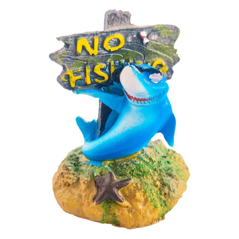 Nuevo producto pecera decoración decoración decoración artesanía paisajismo submarino pequeño animal letrero pulpo delfín comerciante recomendado