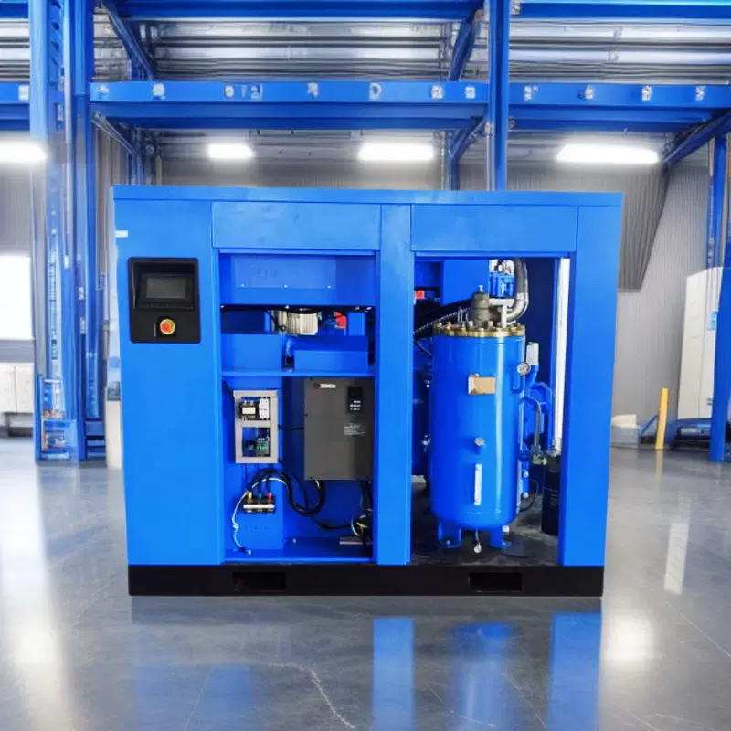永磁变频螺杆式空压机1-60立方螺杆空气压缩机二级压缩节能螺杆机