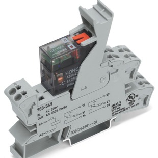 German Relay Module 788-549 Rated Voltage 230VAC 2 Pair Conversion Contact