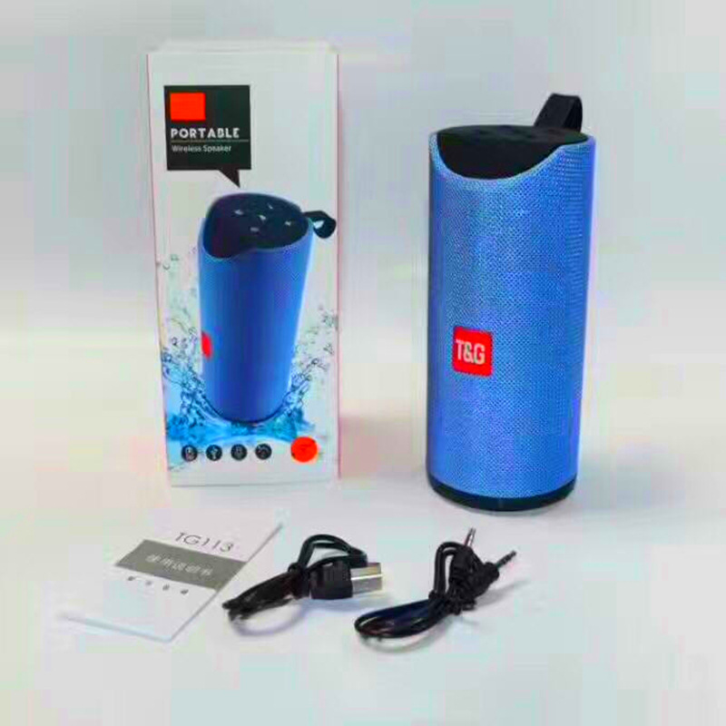 Cross-border new model TG113 outdoor portable card speaker fabric gift small audio mobile phone wireless Bluetooth speaker