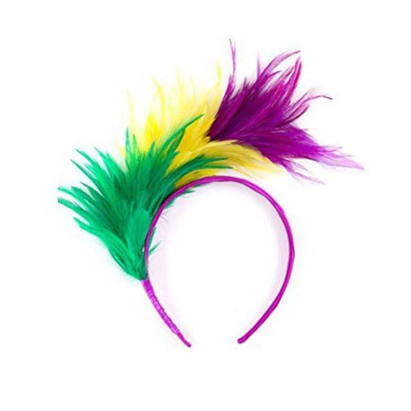 치킨 깃털 머리띠