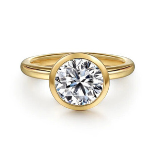 18K Gold Oval Diamond Ring Women's Breeding Laboratory Diamond Ring Engagement Wedding Ring 1 karat Round Diamond