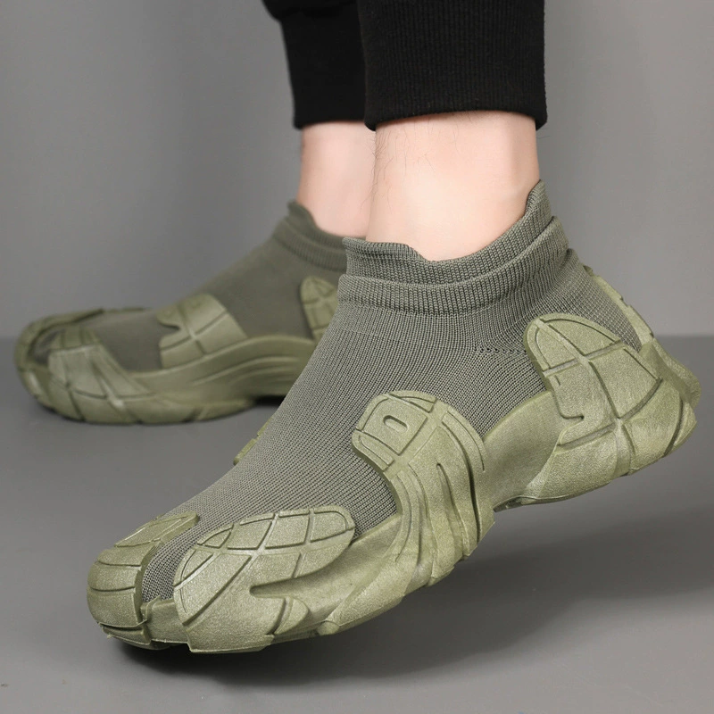 Мужские модные кроссовки-носки, удобные, простые, универсальные, из трикотажной ткани, повседневные стильные туфли, новые рабочие туфли для студентов и мужчин