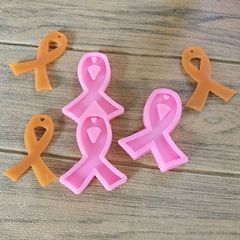 單連雙連愛心絲帶造型DIY鑰匙扣鏡面滴膠模具  翻糖餅乾模具