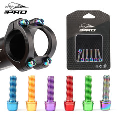 Taiwan PRO mountain road bicycle stem screws m5*18mm colorful multi-color high carbon steel screws