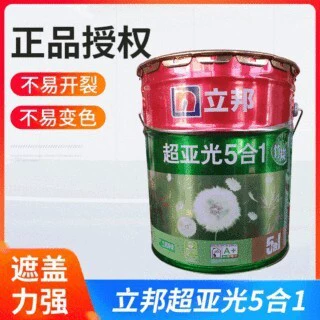 立邦乳胶漆批发立邦漆竹炭净味五合一室内家装油漆涂料内墙环保