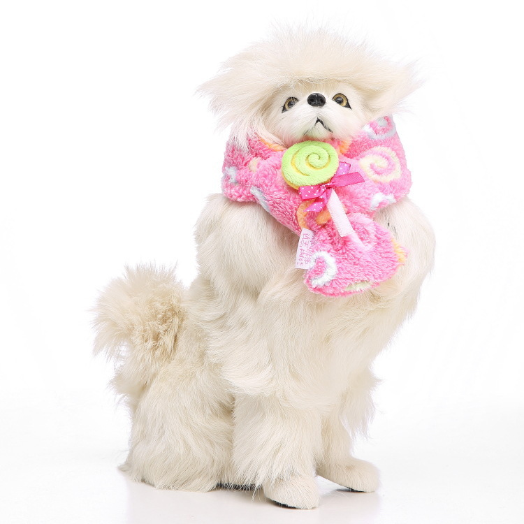 Stylish Pet Scarf For Dogs And Cats Adjustable Neck Warmer_voghion.com