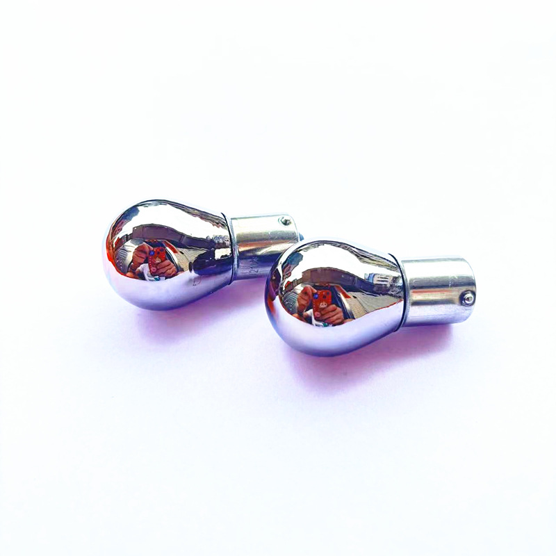 PY21W银铬琥珀色指示灯汽车581 转向灯BAU15S卤素信号灯泡12V21W