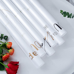 簡約網紅ins防水鮮花包裝紙包花紙材料花藝花束玫瑰花包花diy資材