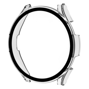 Для Samsung Watch 6 4/5 Galaxy 40/44 мм корпус ПК + цельный корпус из закаленного стекла