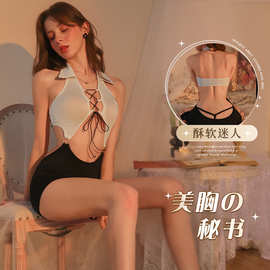 情趣内衣性感秘书包臀裙角色扮演免脱女制服诱惑办公室激情套装OL