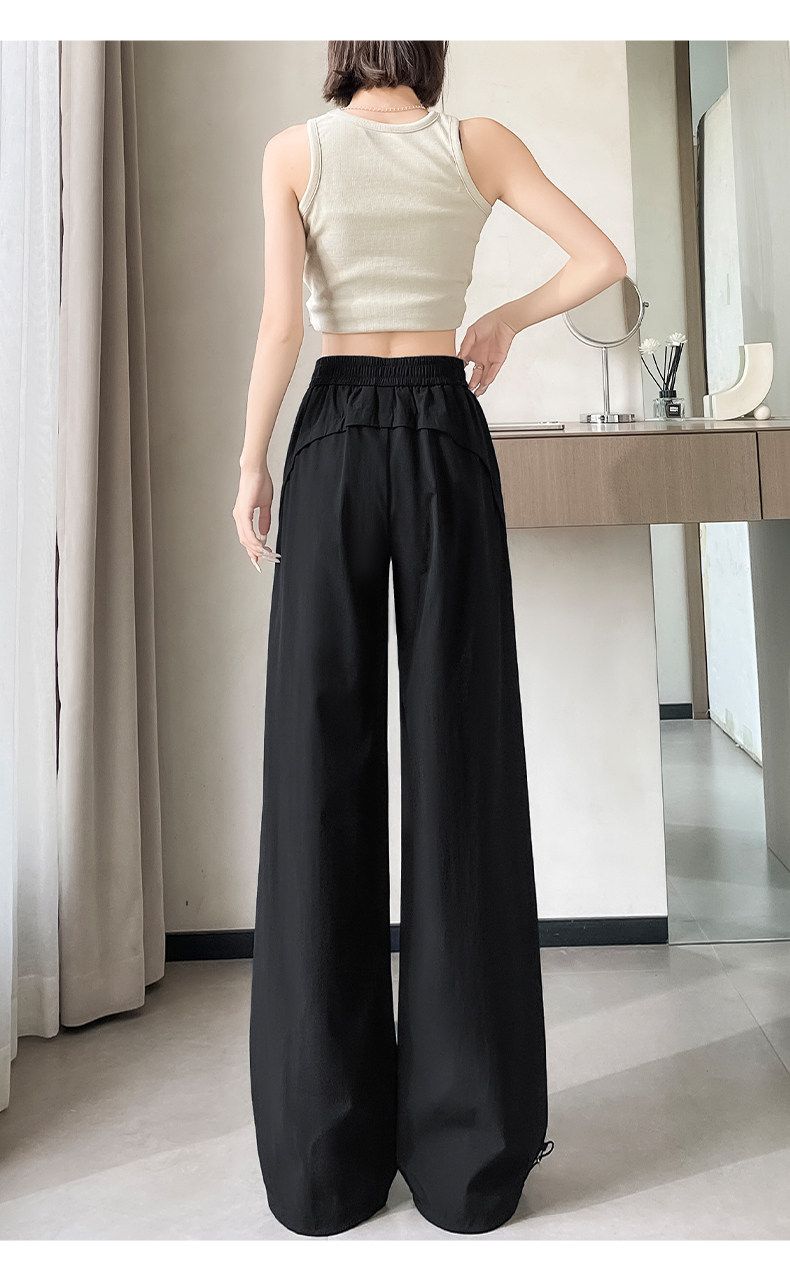 Quần chống nắng nữ cao eo kiểu Mỹ, vải khô nhanh, dáng ống đứng thể thao — Lời bài hát: Haze Blue (Little Man) chi tiết 24