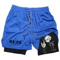 Double Solid Color Shorts Men's plus size Fitness Leisure Training Quick-drying Jogging Pants Summer New Double Solid Color Shorts Men's plus size Fitness Leisure Training Quick-drying Jogging Pants Summer New