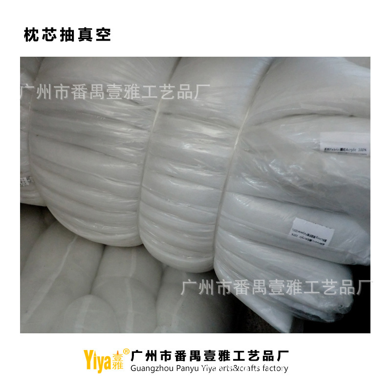 Núcleo de almohada de tela no tejida cuadrado relleno de algodón muestra de fábrica Guangzhou